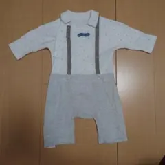 Combi mini サスペンダー付きロンパース 60-70cm