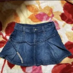 スカート　デニムスカート　ミニスカート　アンドバイピンキーアンドダイアン