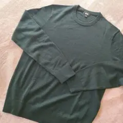 ユニクロ/UNIQLO　メンズ　 ダークグリーン セーター Sサイズ