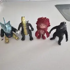 ウルトラマン 怪獣ソフビ 4体セット ジャンク品 15cm前後
