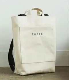 のんたん様専用THREE ノベルティ 2wayオリジナルスワッグバッグ リュック