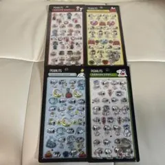 クリスマスセール！スヌーピーシールセット 4種類 3d 立体ෆ‪⸒⸒