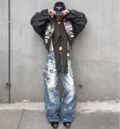 フレアデニム y2k デニム