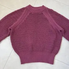 UNIQLO U パープル ニットセーター