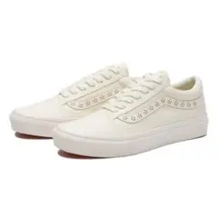 VANS Old Skool ホワイト スニーカー 25.5 Daisy バンズのサムネイル