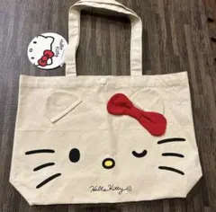 ハローキティ　サンリオ　トートバッグ　手提げバッグ