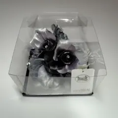 コサージュ　東京IGIN　 イギン　黒×シルバー