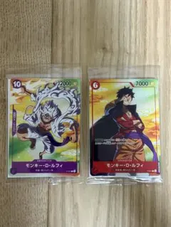 ワンピースカード　ルフィ　ニカ　プロモ　セット　セブンイレブン