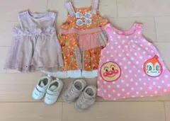 ベビー服 3点と12cmシューズ2足セット