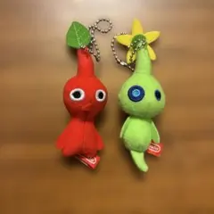 ピクミン マスコット キーホルダー赤 緑