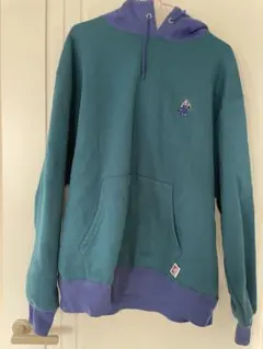 新品未使用！BEN DAVIS グリーン/パープル パーカー L