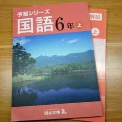 四谷大塚 予習シリーズ 国語 6年上 - メルカリ