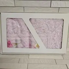 HANAE MORI大判レースハンカチ新品未使用　プレゼントハンカチ付き写真11