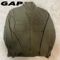 美品 GAP ミリタリージャケット スタンドカラー M65 短丈 スイングトップ