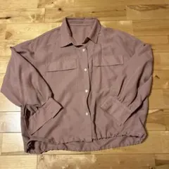 GLOBAL WORK 長袖ブラウス ピンク Lサイズのサムネイル