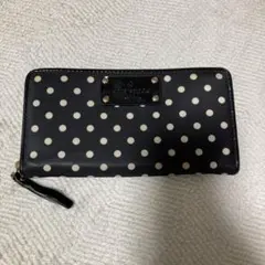 ゆ〜みん様専用: Kate Spade 黒白ドット 長財布