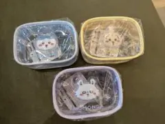 ちいかわ ぷっくりクリアポーチ 3点セット