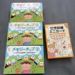 七田式メモリーチップセットとミニカード
