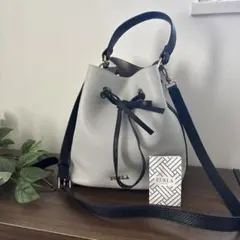 FURLA グレー バケットバッグ