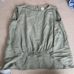 URBAN RESEARCH ノースリーブシャツ オリーブグリーン