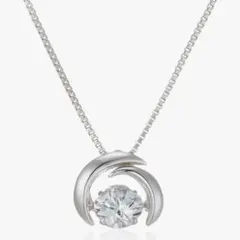 ネックレス ダンシングストーン シルバー ダイヤ ジルコニア