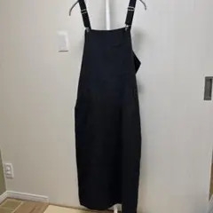 classicalelf ヘリンボーンパターン サロペット ダークグレー