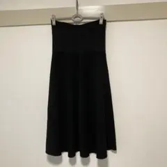 Milk tea マタニティ　ブラックフレアスカート　フリーサイズ