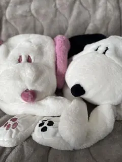 USJ ユニバ スヌーピー＆ベル 被り物 2点セット ペア カチューシャ 帽子