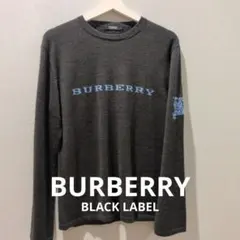 BURBERRY BLACK LABEL グレー ニット
