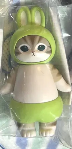 モフサンド　mofusand うさにゃん　フィギュア　黄緑