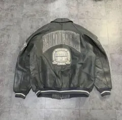 90s PHAT FARM leather bomber jacketのサムネイル