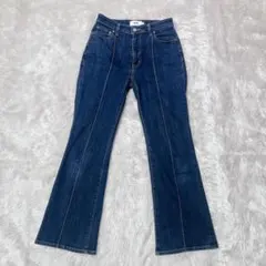 極美品 AZUL by moussy フレアデニム 濃紺 denim M