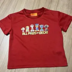 パウ・パトロール 100cm 赤　半袖　Tシャツ　レッド　極美品　パウパト
