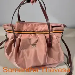 Samantha Thavasa ナイロンバッグ　2way ピンク
