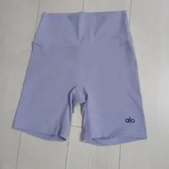Alo Yoga ショートパンツ ブルー グラデーション L 瑜伽 美形 速乾