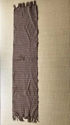 チェック柄マフラー
