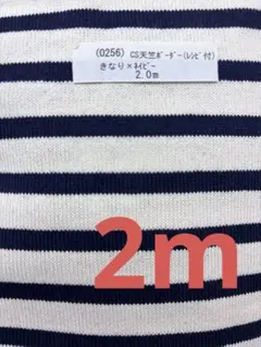 Check&stripe 天竺ボーダー　レシピ付き