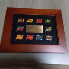 Jリーグ　　開幕記念　チームフラッグ　ピンバッジコレクション