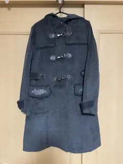 【axes femme】 ダークグレーコート フード付き