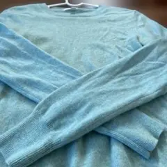 UNIQLO カシミヤ 水色 セーター M