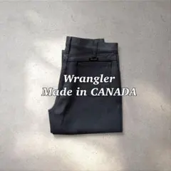 Wranglerカナダ製ランチャー90’s82BKスラックスW33グレー
