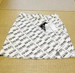 【新品】PING ゴルフスカート Sサイズ ホワイト ロゴ総柄のサムネイル