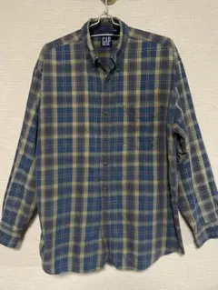 90年代 GAP オールドギャップ オンブレ　チェックシャツ L ヴィンテージ
