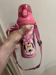 ミニーマウス 子ども用水筒 ピンク