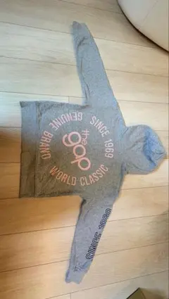 GAP パーカー キッズ 130cm グレー ゆったり可愛い