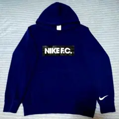 【NIKE】ナイキ F.C. プル パーカー ネイビー Lサイズ
