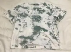 タイダイ 半袖Tシャツ ホワイト/グリーンのサムネイル