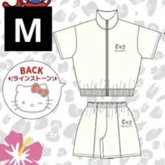 新品　ハローキティ　ジャージ　半袖　白　Mサイズ　ドンキ　サンリオのサムネイル