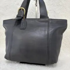 超美品　超希少　オールドコーチ　 ブラック レザートートバッグ　大容量　A4 超美品 超希少 オールドコーチ ブラック レザートートバッグ 大