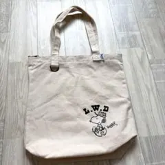 SNOOPY トートバッグ アイボリー